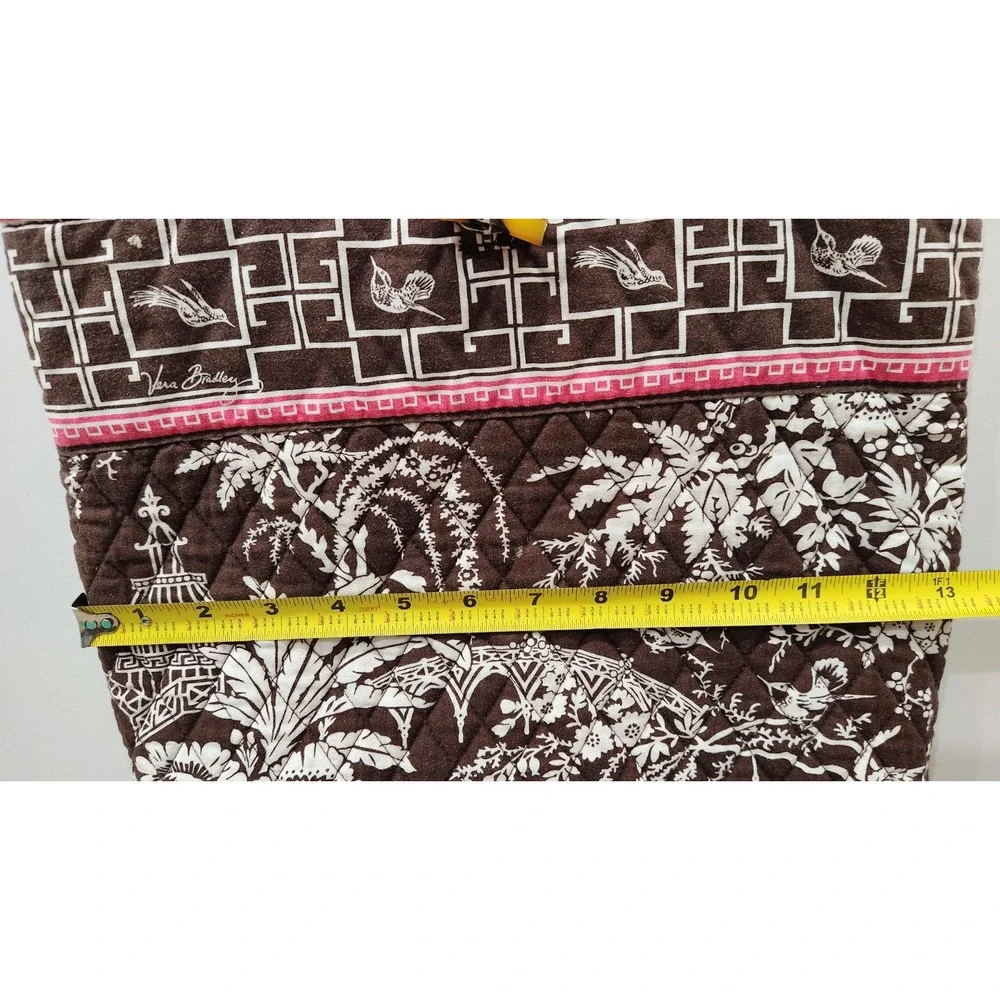 VERA BRADLEY Tote Imperial‎ Toile Pattern RETIRED, Toggle Cloture Shoulder Bag
